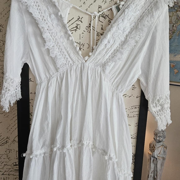 White Lace Trim Italian Made - Picture 8 of 9